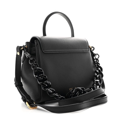 Versace Grained Calfskin Small La Medusa Top Handle Bag Black 3 of 10