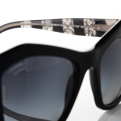 Chanel Lace Effect Sunglasses 5296-A Black 5 of 8