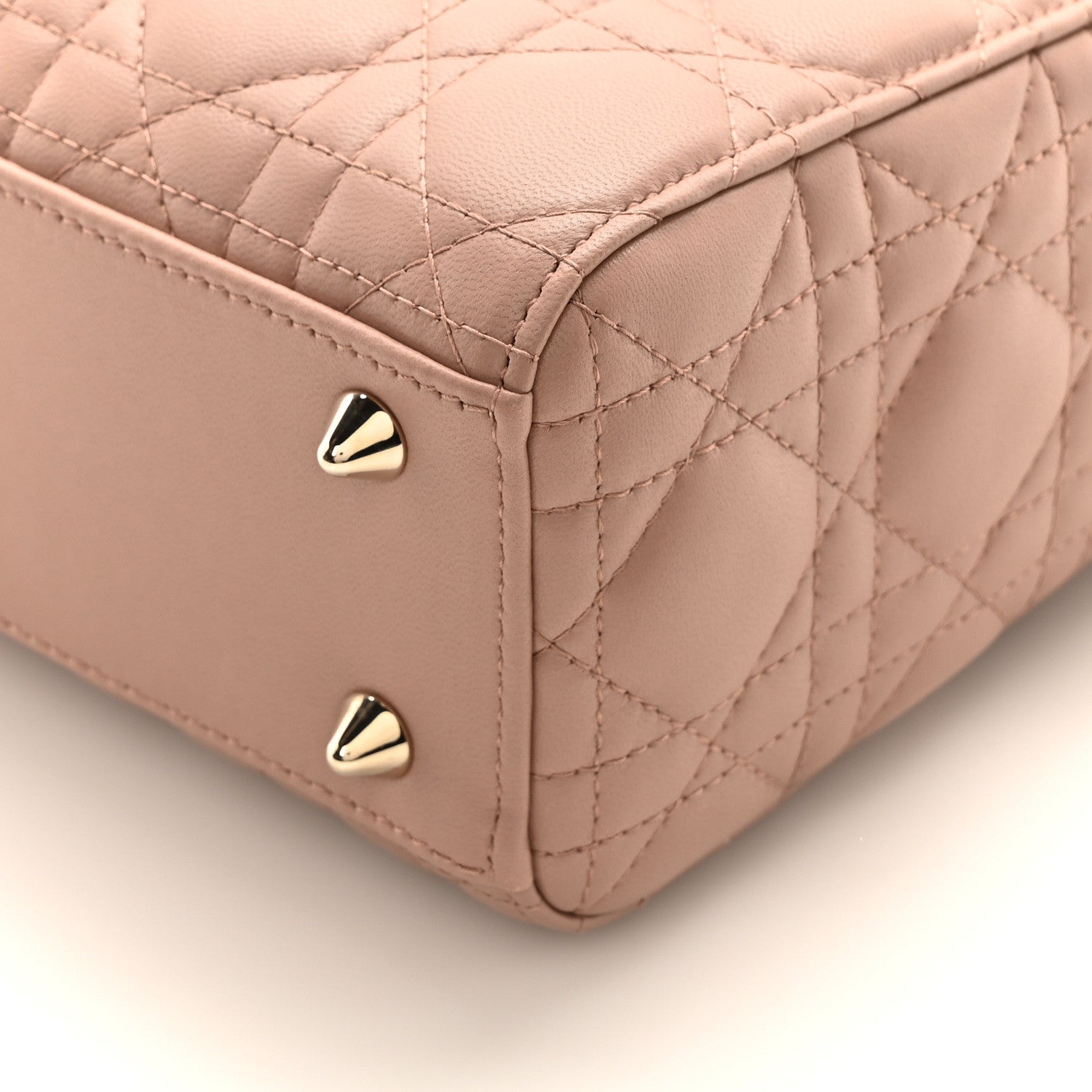 Christian Dior Lambskin Cannage Small My ABCDior Lady Dior Fard 9 of 9