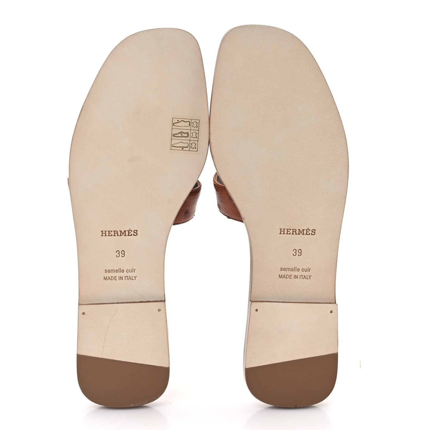Ostrich Oran Sandals 39 Naturel
