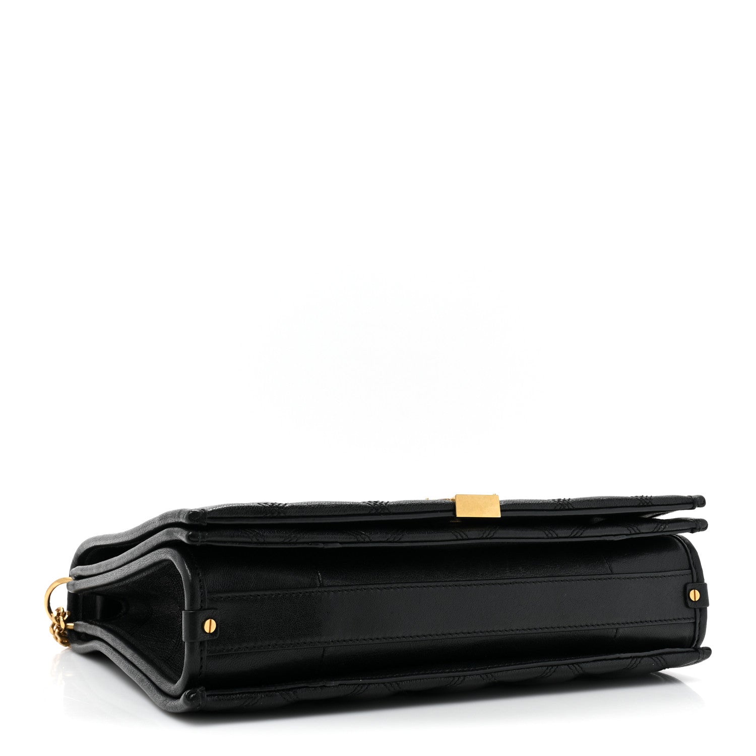 Saint Laurent Lambskin Quilted Small Becky Chain Bag Black 4 of 11
