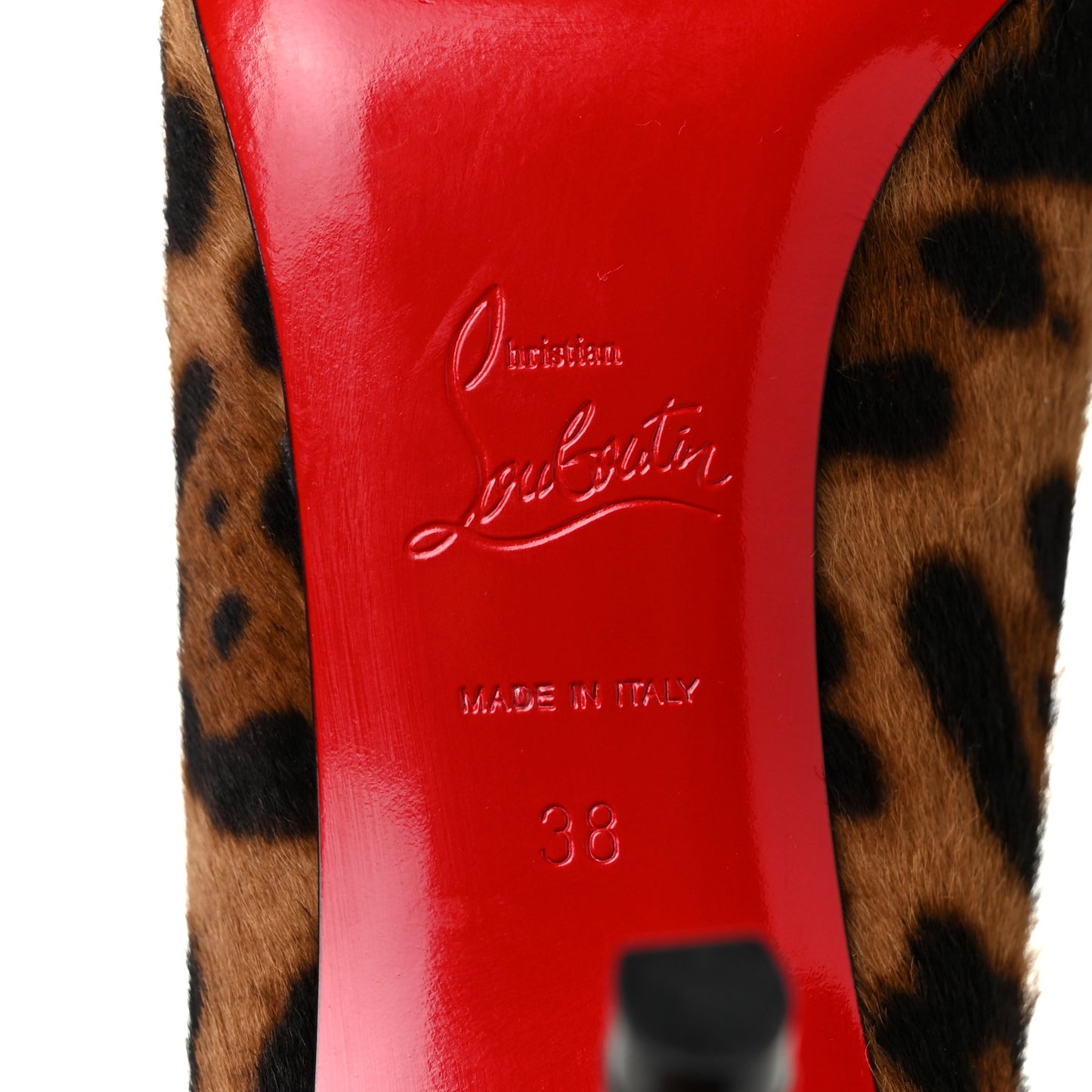 Pony Hair Leopard Maastricht 85 Pumps 38 Brown Black