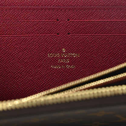 Louis Vuitton Monogram Clemence Wallet Fuchsia 6 of 9