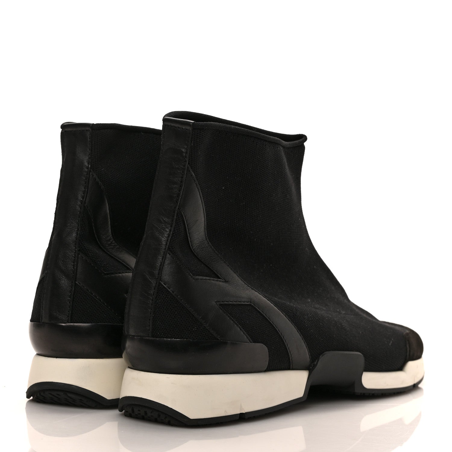 Hermes Mesh Calfskin Suede Soft Sneakers 45 Black 4 of 8