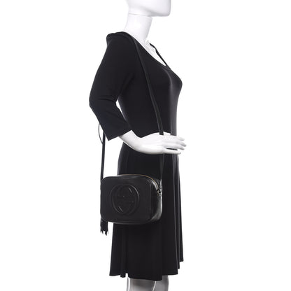 Gucci Pebbled Calfskin Small Soho Disco Bag Black 2 of 10