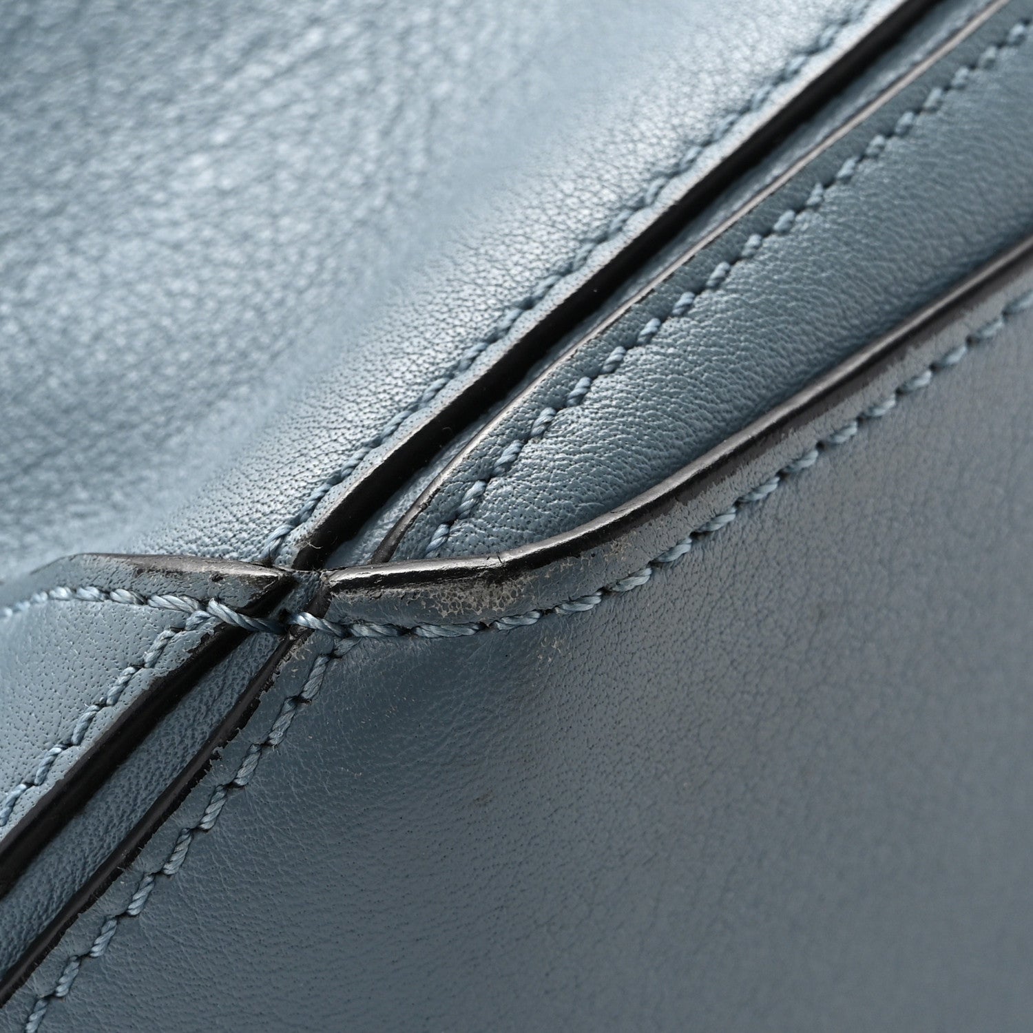 Loewe Calfskin Small Puzzle Bag Stone Blue 16 of 16