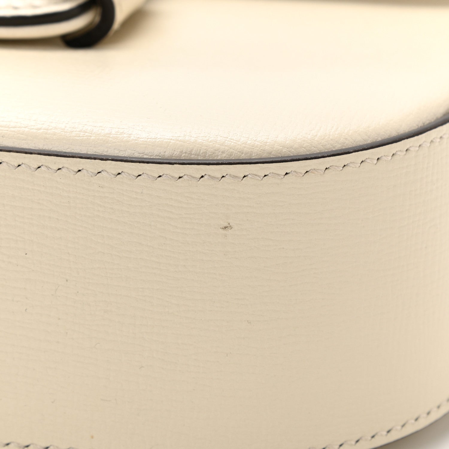 Gucci Azalea Calfskin Web Mini Horsebit 1955 Shoulder Bag Mystic White 11 of 11