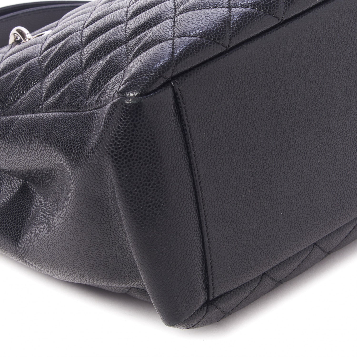 Chanel Caviar Quilted Grand Shopping Tote GST Black 6 of 9