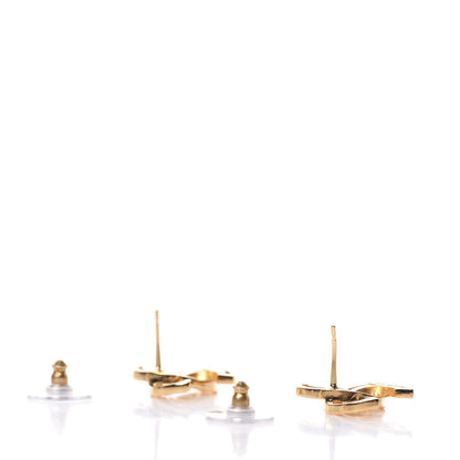 Chanel Metal Obazine CC Earrings Gold 3 of 6