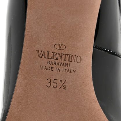 Valentino Garavani Patent Tan-Go 70mm Pumps 35.5 Black 7 of 10