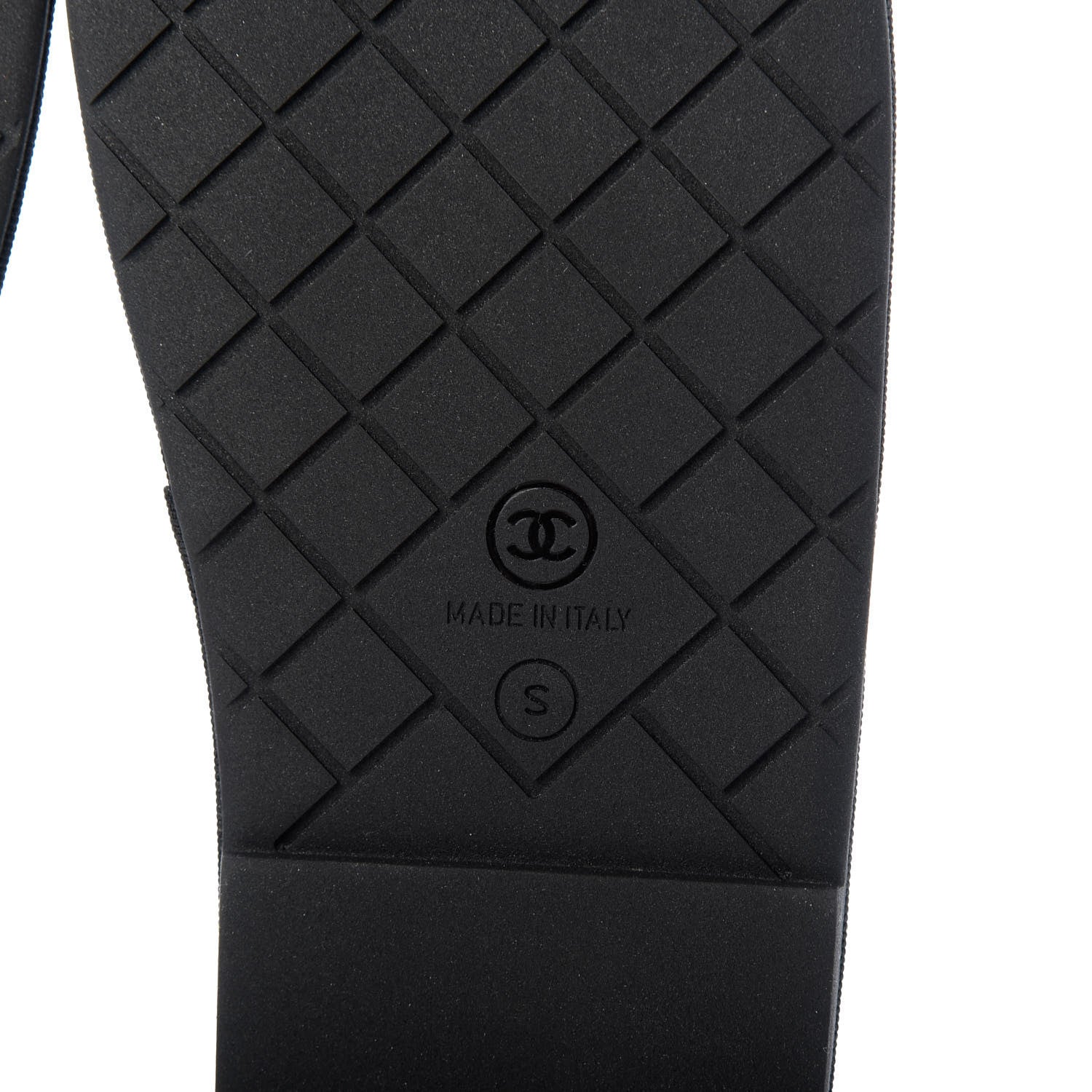 Chanel Lambskin Quilted CC Mules Sandals S Black 9 of 11