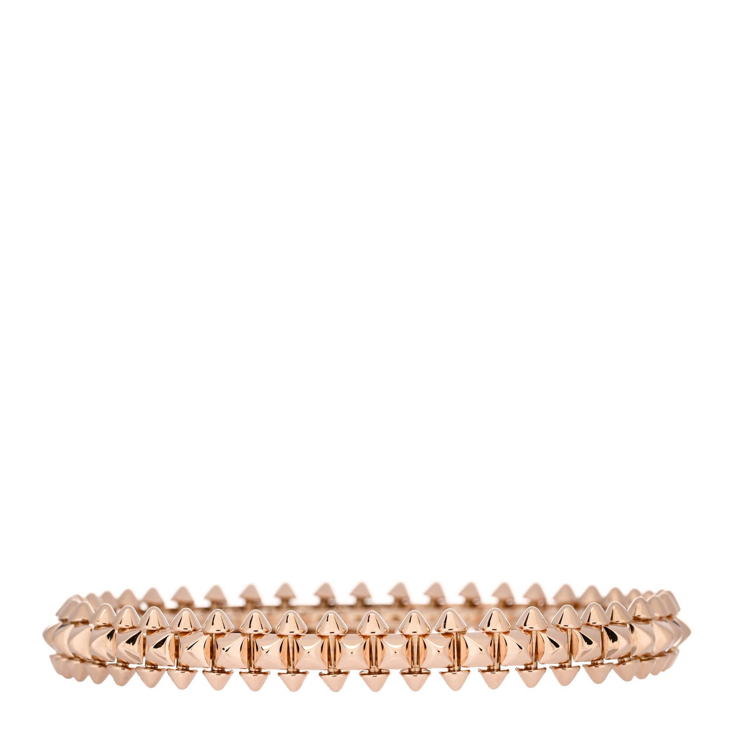 18K Pink Gold Small Clash De Cartier Bracelet 16
