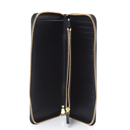 Gucci GG Supreme Monogram Top Handle Zip Around Wallet Black 5 of 12