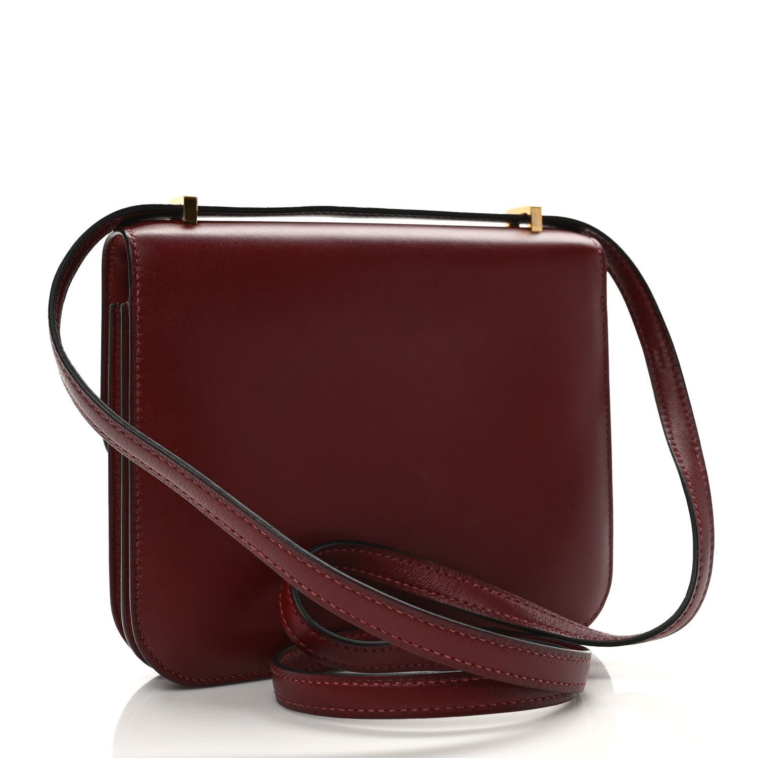 Hermes Veau Monsieur Constance 18 Rouge H 3 of 14