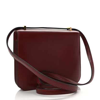 Hermes Veau Monsieur Constance 18 Rouge H 3 of 14