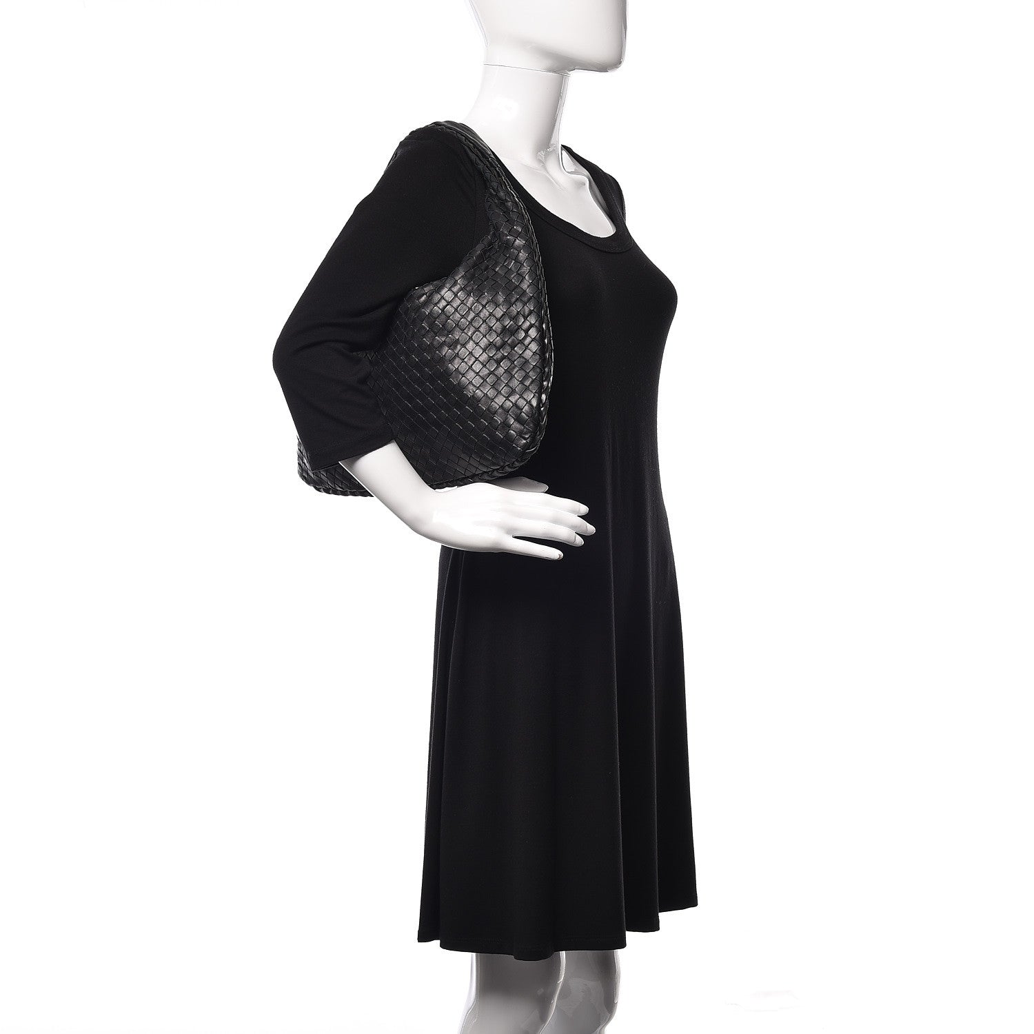 Bottega Veneta Nappa Intrecciato Medium Veneta Hobo Black 2 of 12