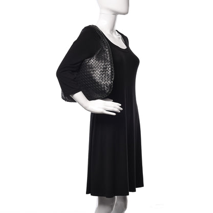 Bottega Veneta Nappa Intrecciato Medium Veneta Hobo Black 2 of 12