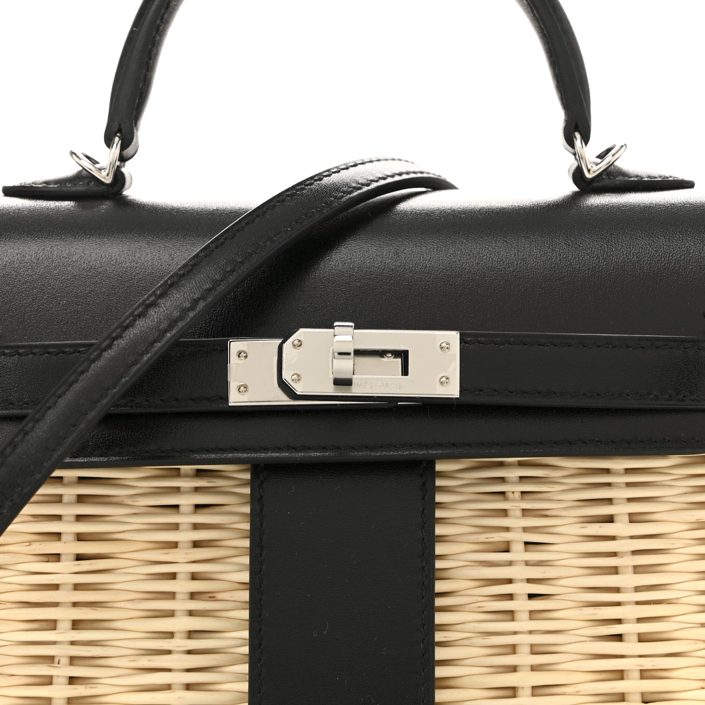 Wicker Box Picnic Mini Kelly 20 Naturel Black