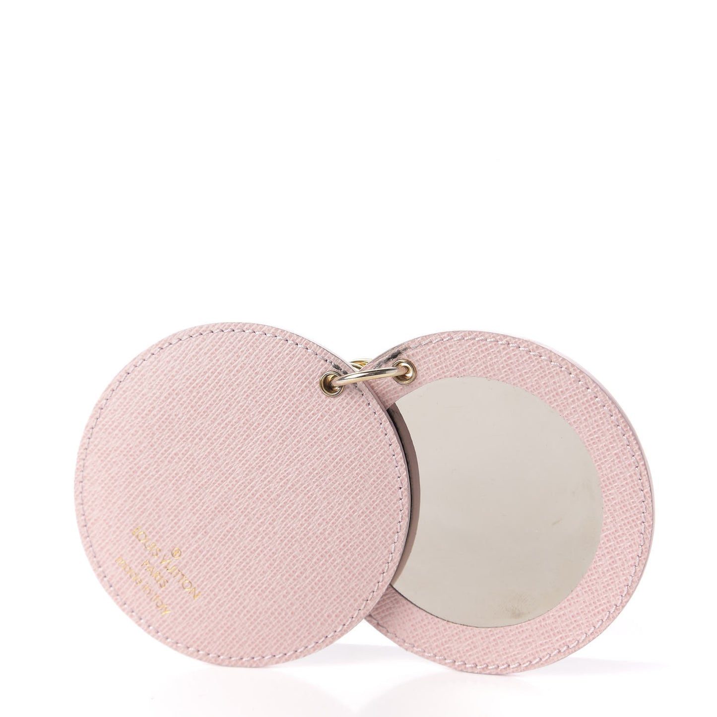 Monogram LV Mirror Bag Charm Key Holder Rose Ballerine