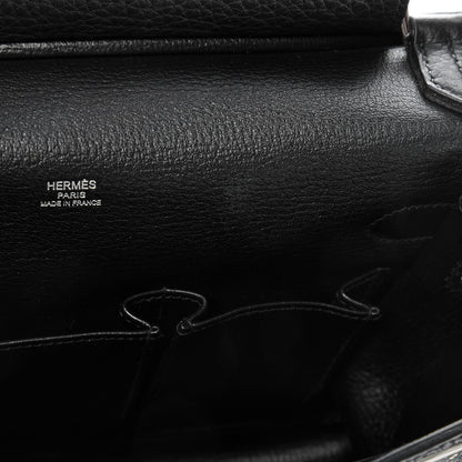 Hermes Taurillon Clemence Jypsiere 28 Black 9 of 14