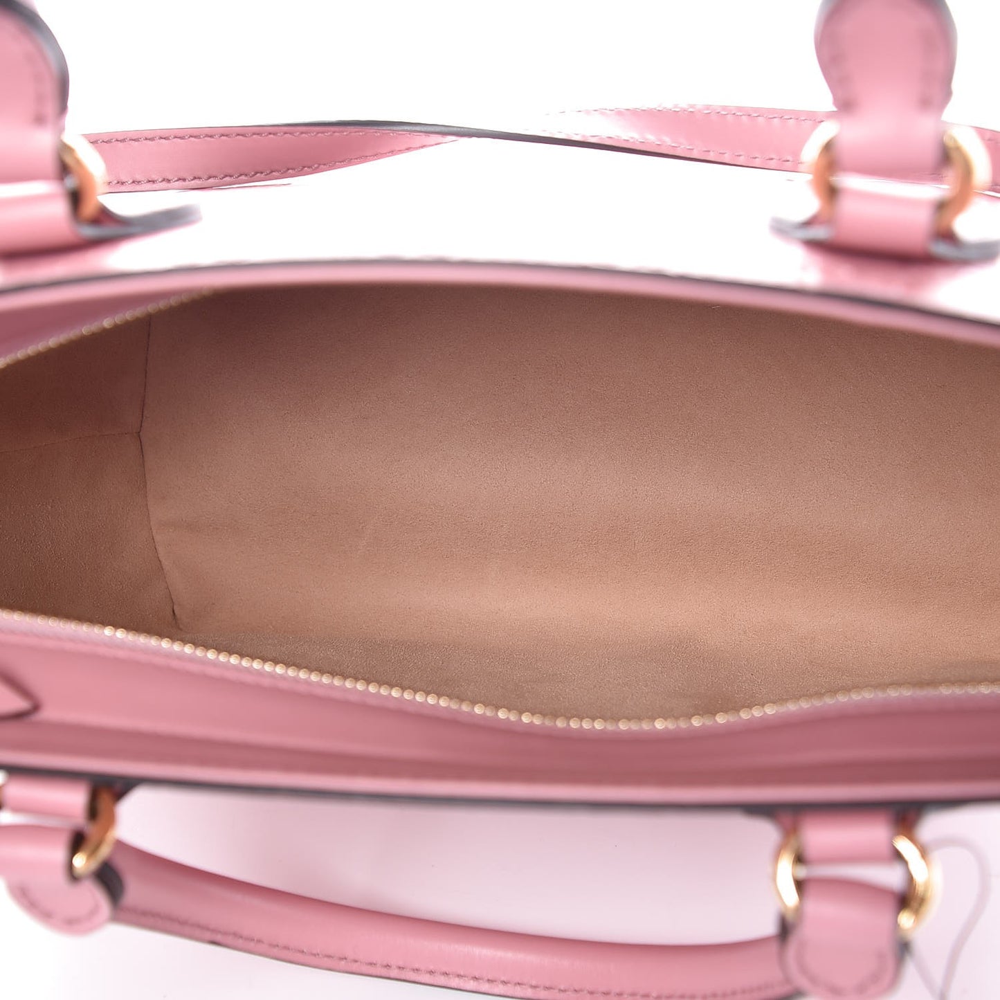 Guccissima Signature Small Zippered Bucket Tote Rose Baby Candy