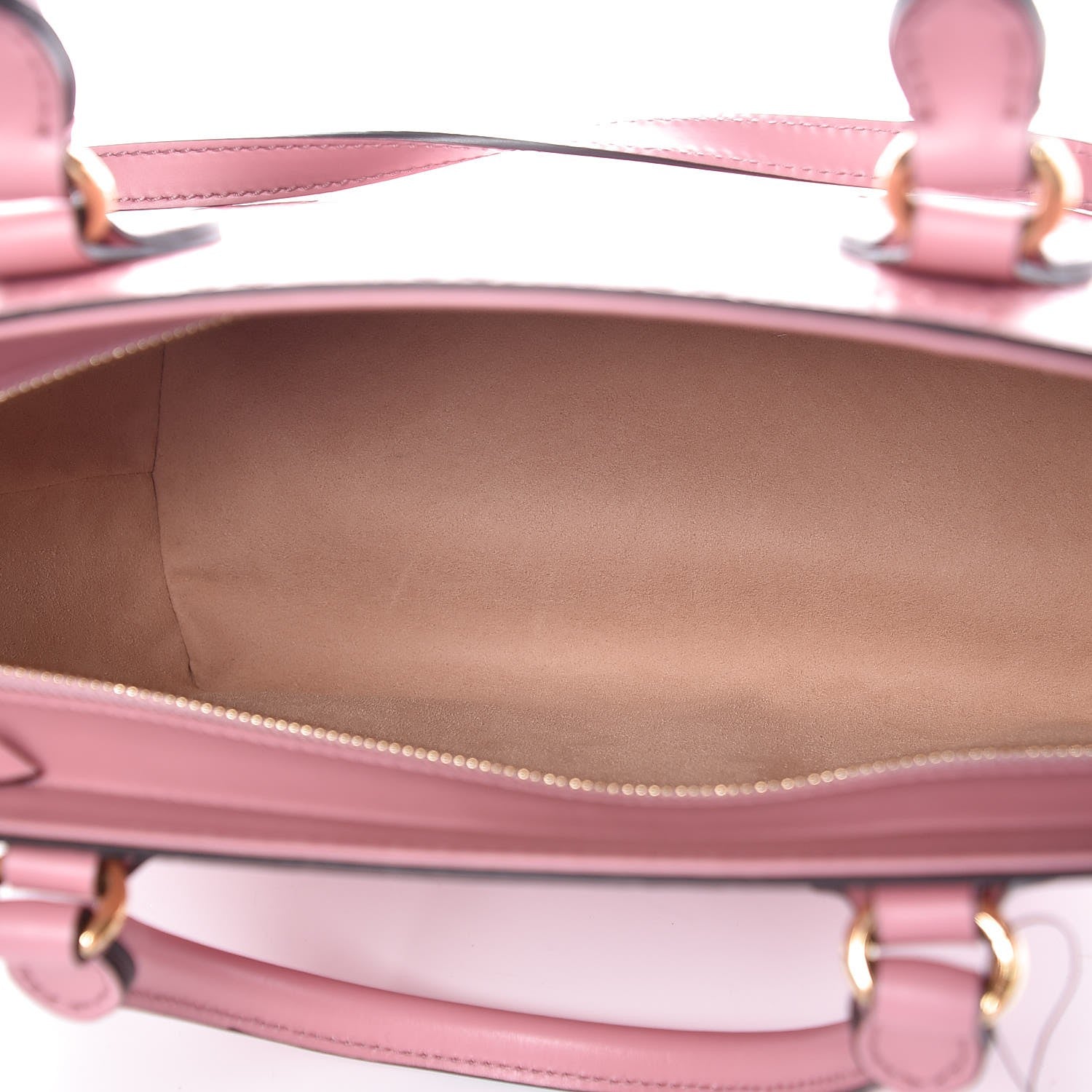 Gucci Guccissima Signature Small Zippered Bucket Tote Rose Baby Candy 5 of 8