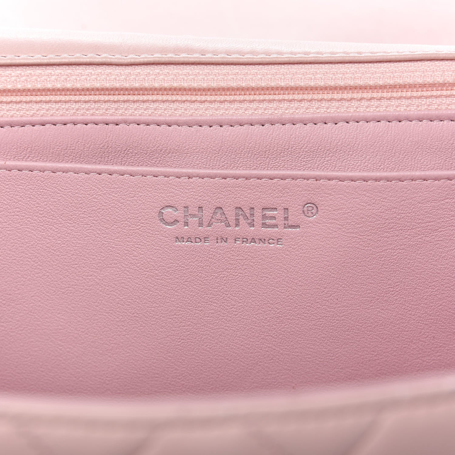 Chanel Lambskin Quilted Maxi Single Flap Pink 8 of 12