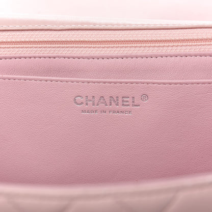 Chanel Lambskin Quilted Maxi Single Flap Pink 8 of 12