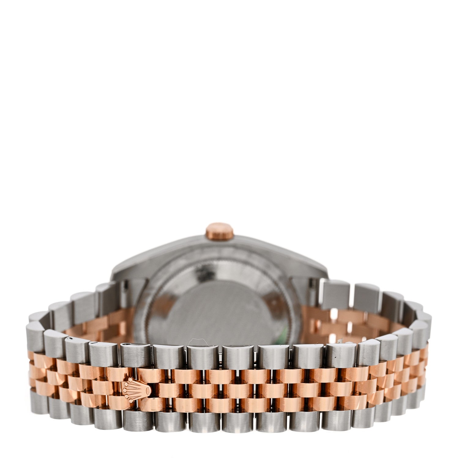 Rolex Stainless Steel 18K Everose Gold Diamond 36mm Oyster Perpetual Datejust Watch Black Jubilee 116231 3 of 5