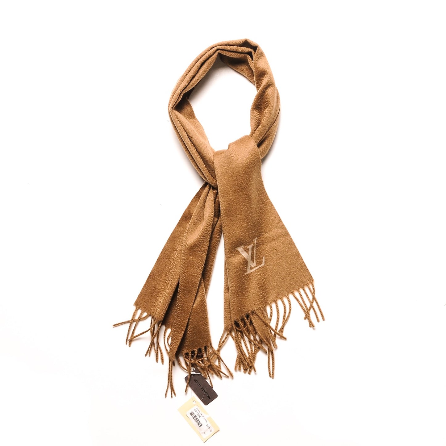 Cashmere Jhelam Stole Caramel