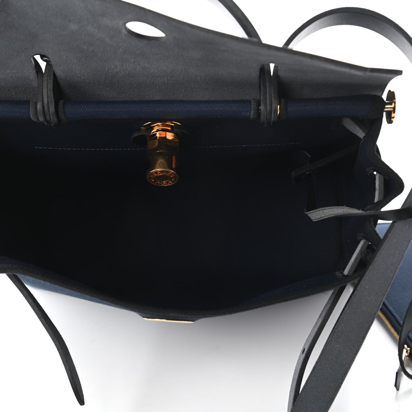 Toile Vache Hunter Herbag Zip PM 31 Bleu Marine Black