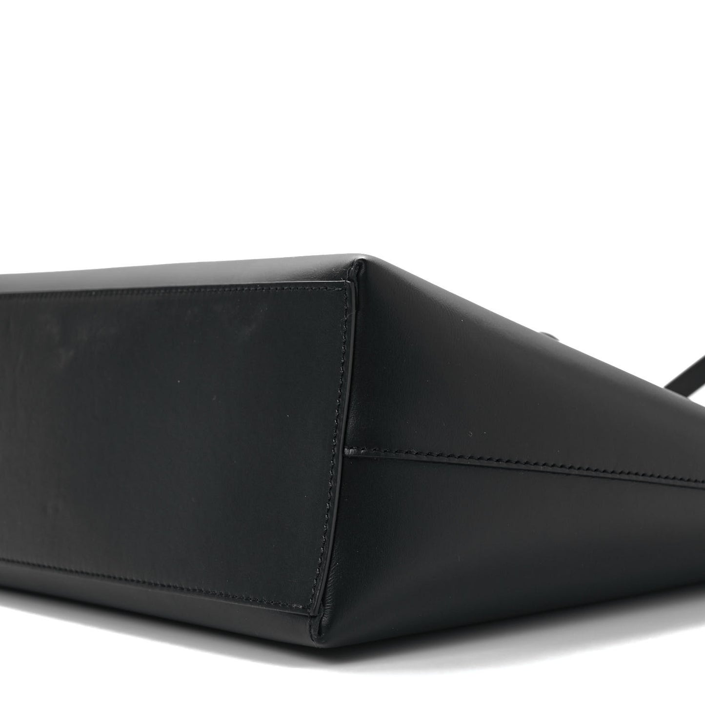 Calfskin Shopping Tote Black