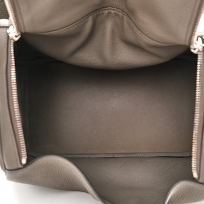 Hermes Taurillon Clemence Lindy 30 Etain 5 of 11