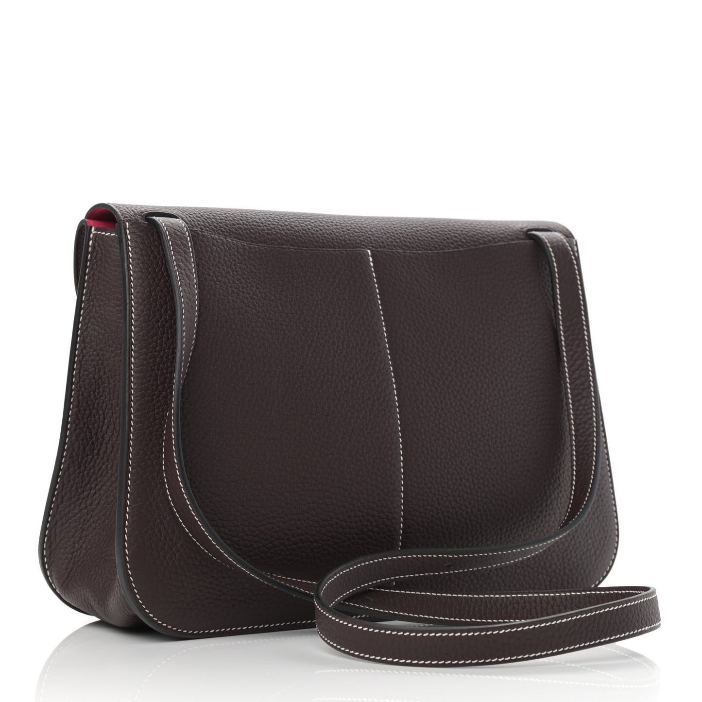Taurillon Clemence Verso Halzan 31 GM Rouge Sellier Framboise