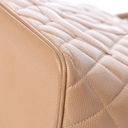 Chanel Caviar Quilted Medallion Tote Beige 10 of 14