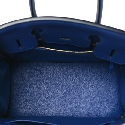 Hermes Taurillon Novillo Birkin 30 Bleu Saphir 5 of 12