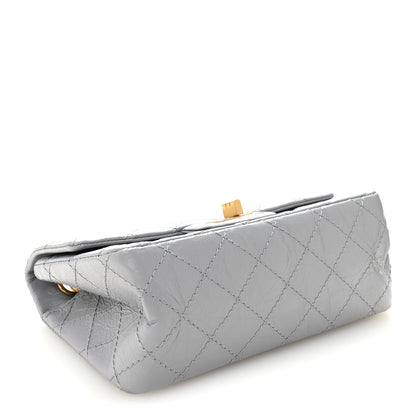 Chanel Aged Calfskin Quilted 2.55 Reissue Mini Flap Grey 4 of 10