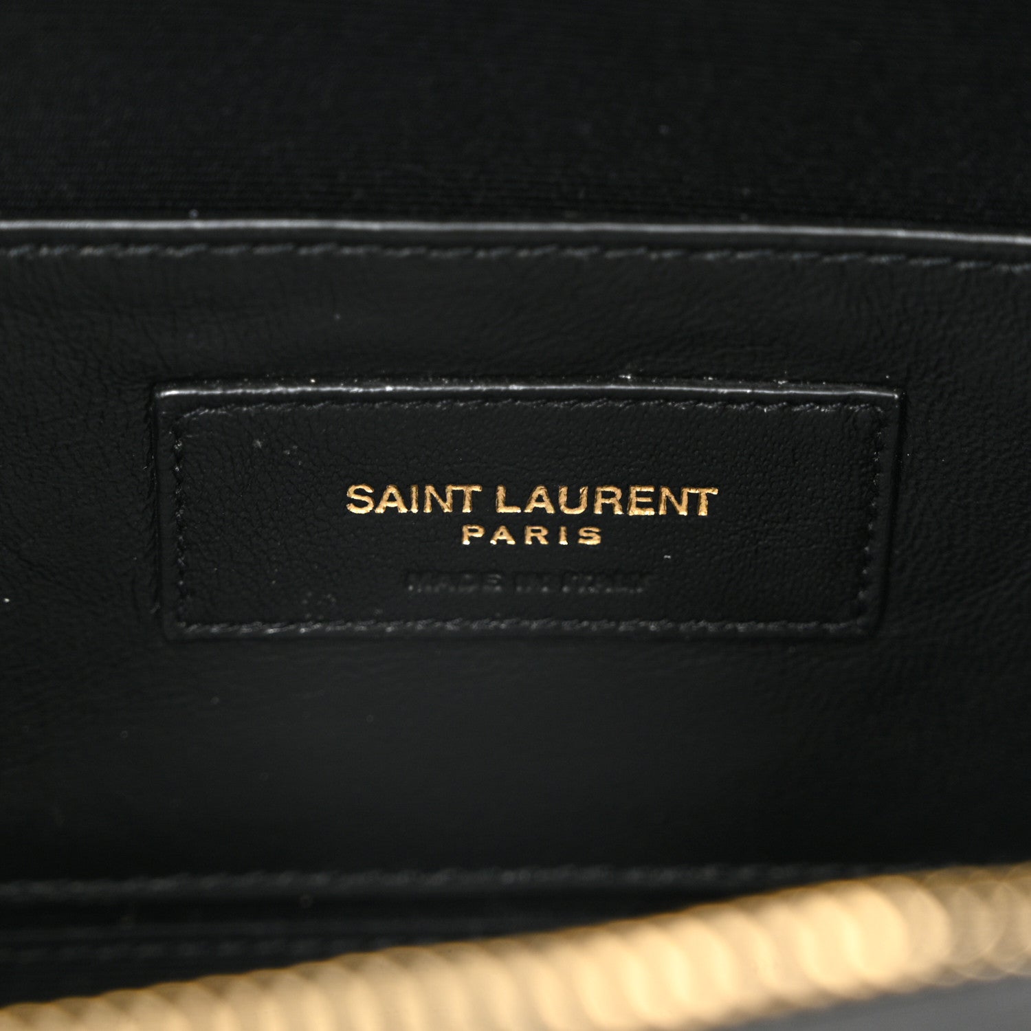 Saint Laurent Lambskin Matelasse Vicky Monogram Belt Bag Black 6 of 11
