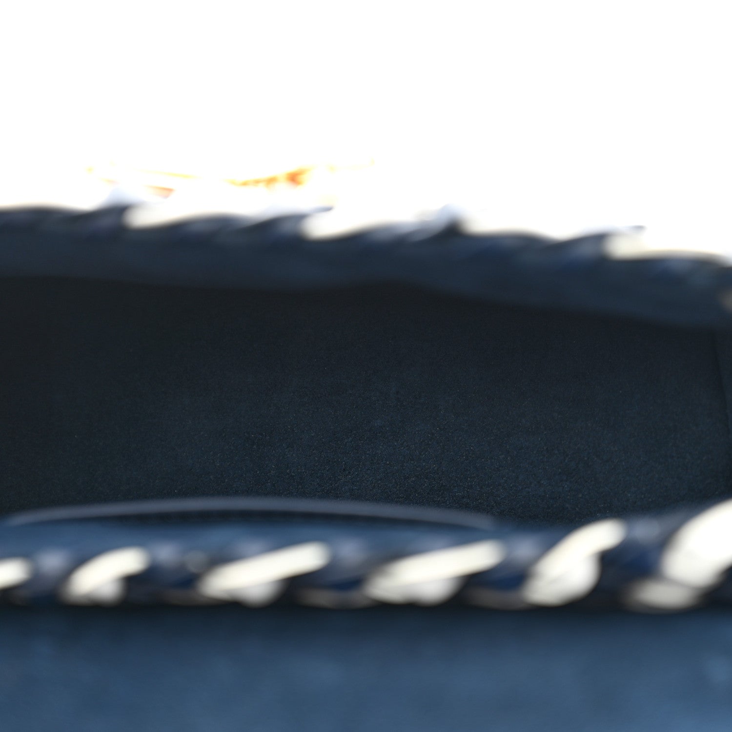 Louis Vuitton Epi Guinguette Twist Shoulder Bag MM Indigo Blue 6 of 13