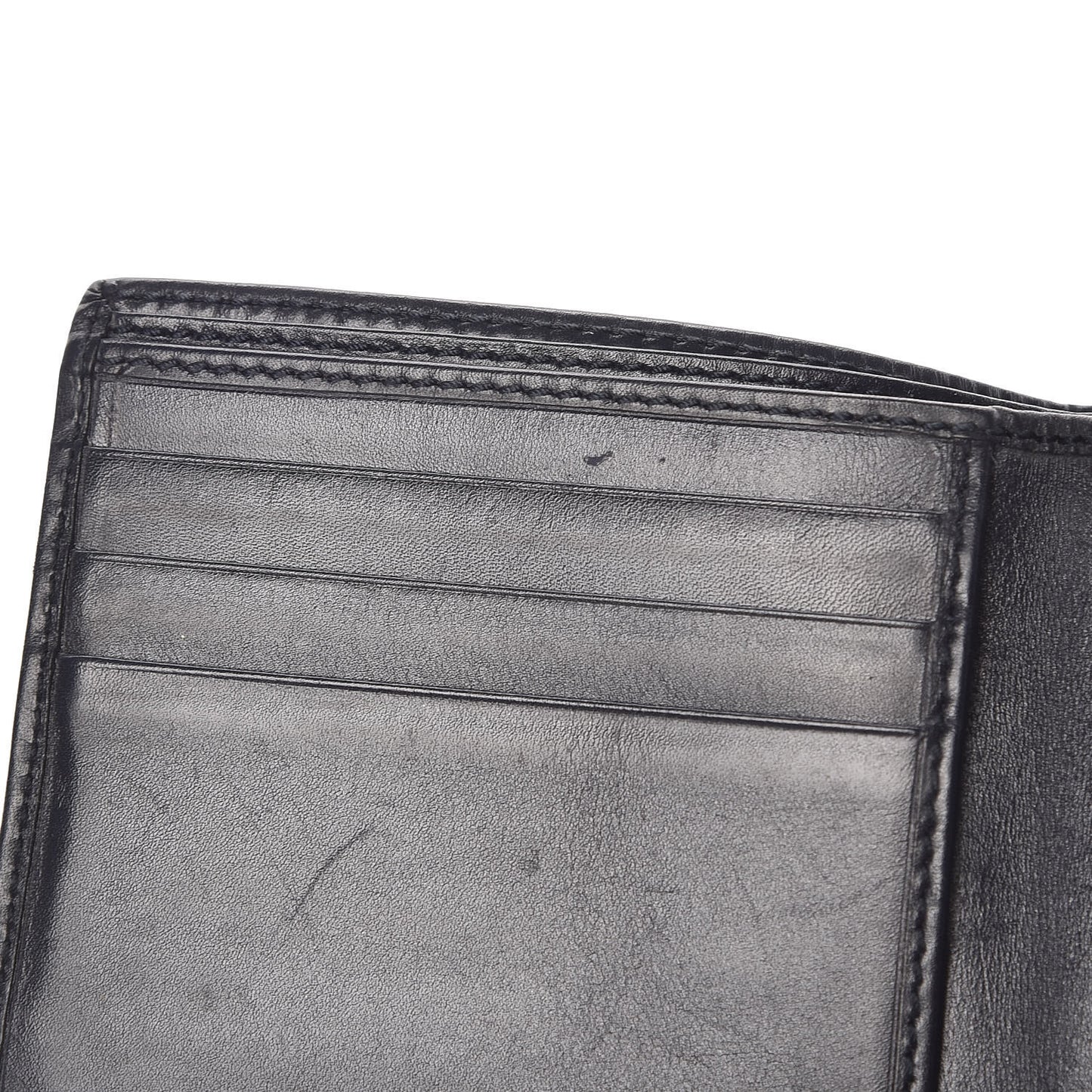 Imprime Monogram Bi-Fold Wallet Navy