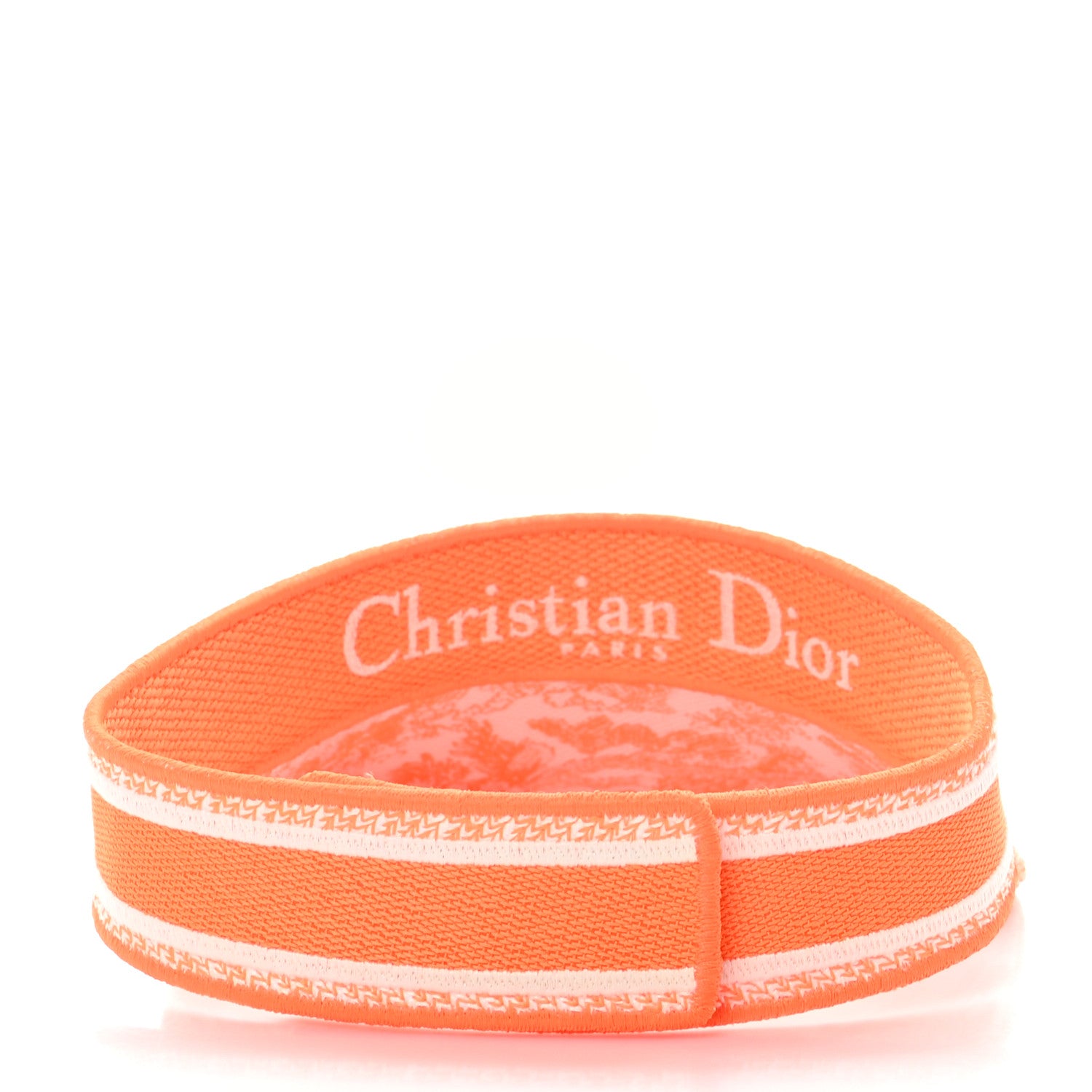 Christian Dior Toile De Jouy Reverse Visor Orange 3 of 6
