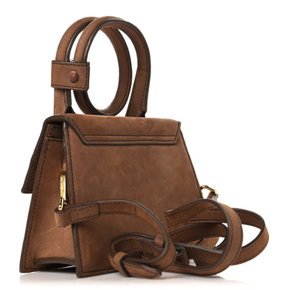Jacquemus Suede Le Chiquito Noeud Brown 2 of 9
