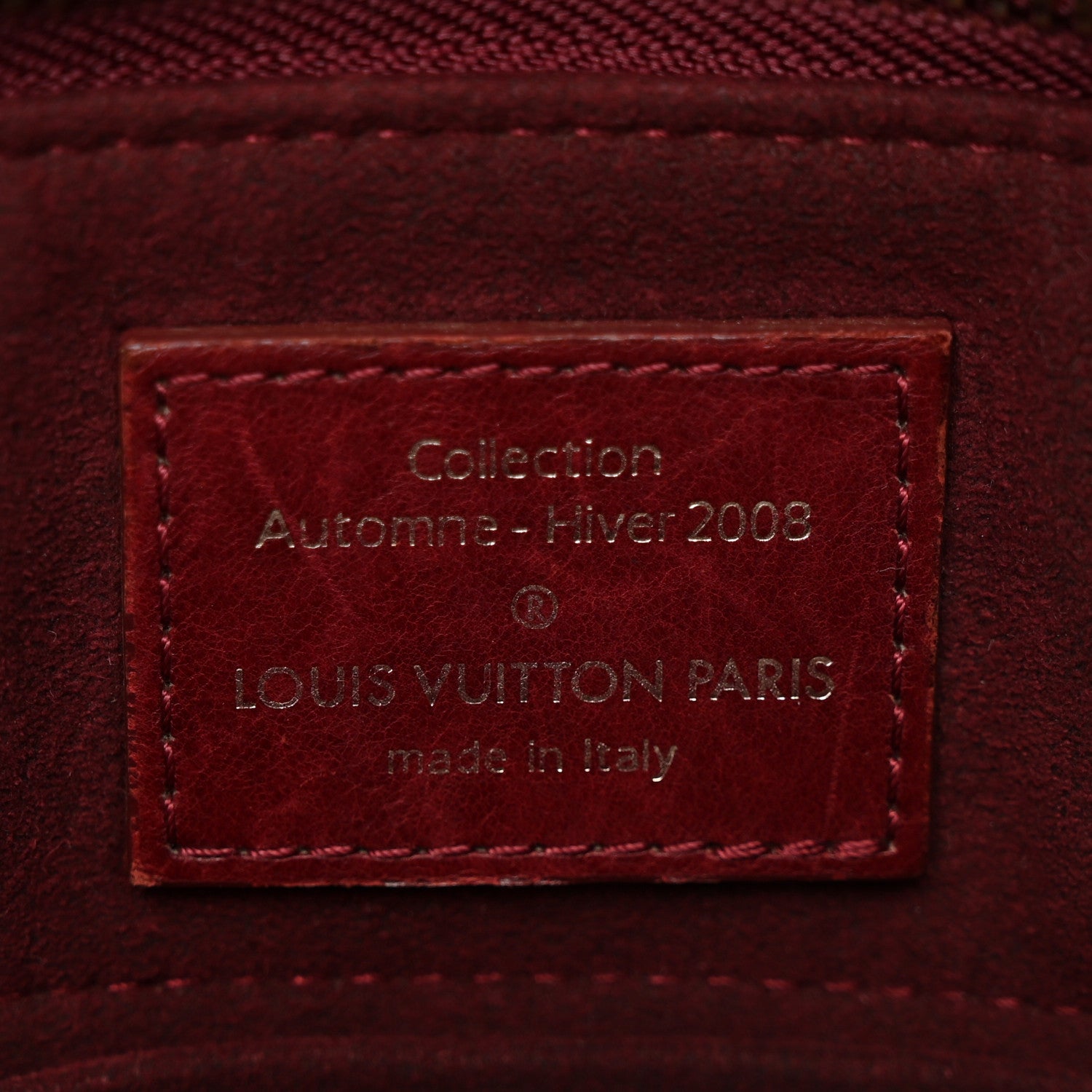 Louis Vuitton Monogram Paris Souple Whisper PM Burgundy 6 of 9