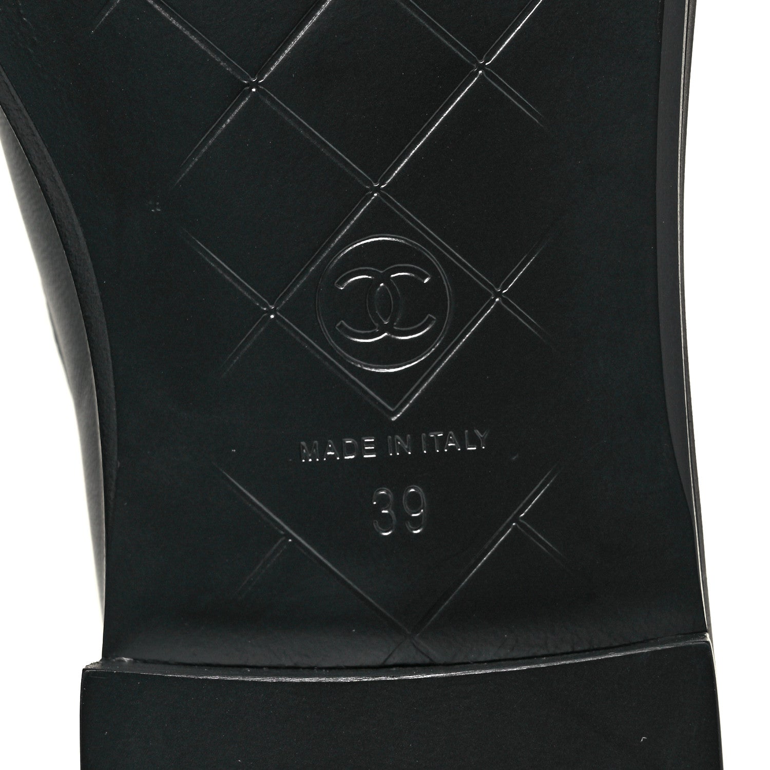 Chanel Lambskin Quilted CC Turnlock Loafers 39 Black 5 of 8