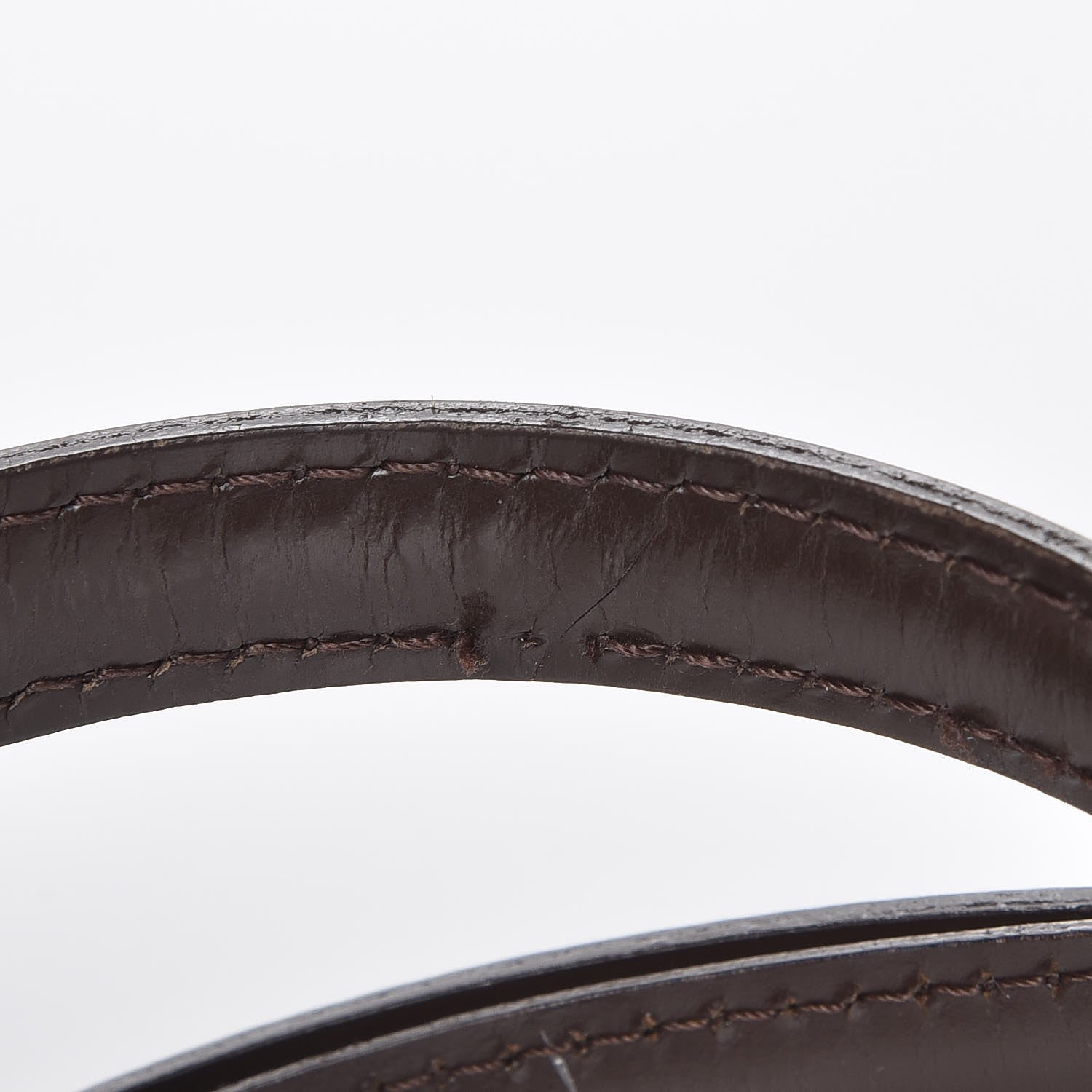 Louis Vuitton Calfskin 16mm Adjustable Shoulder Strap Brown 5 of 6