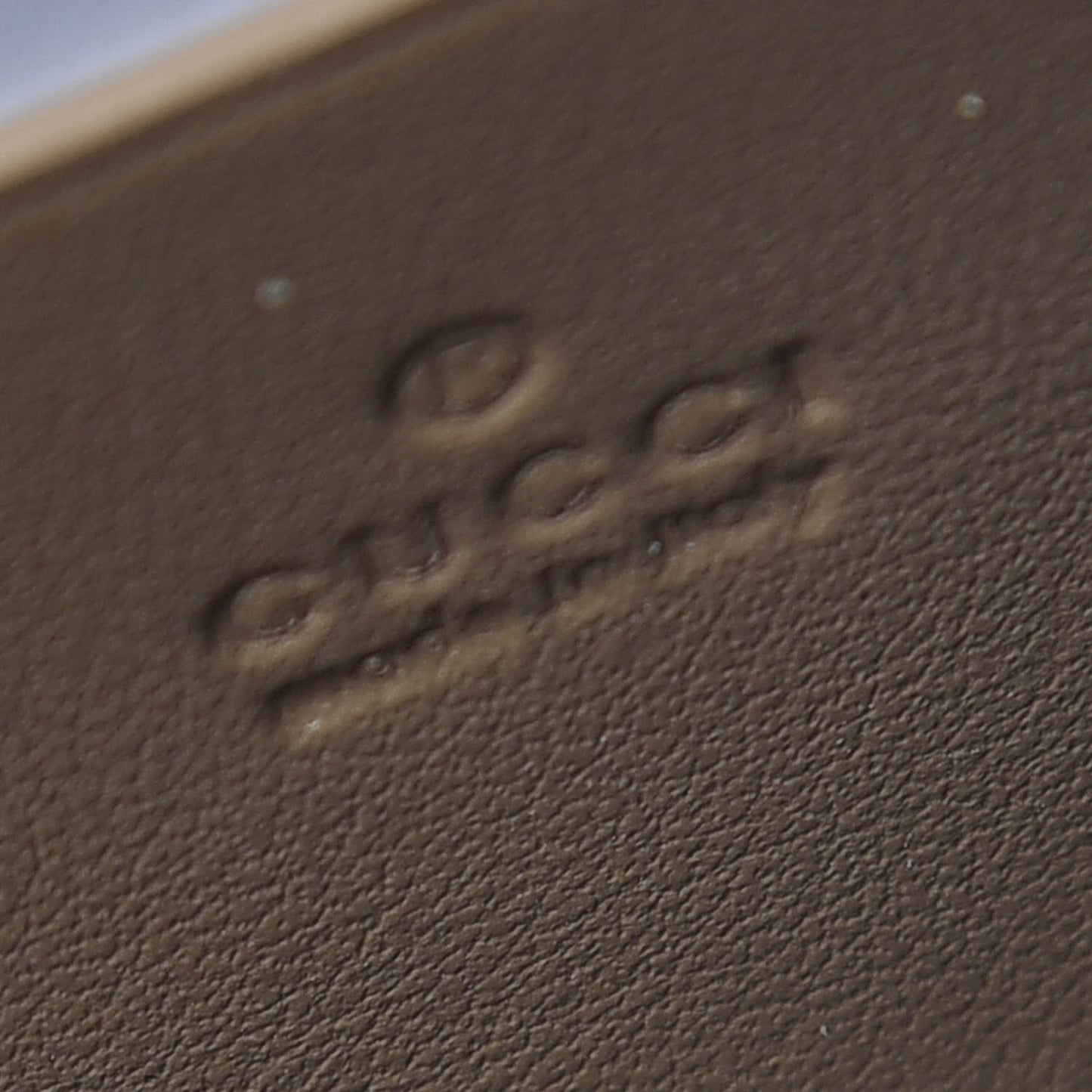 Suede Mini Dionysus Chain Wallet Beige