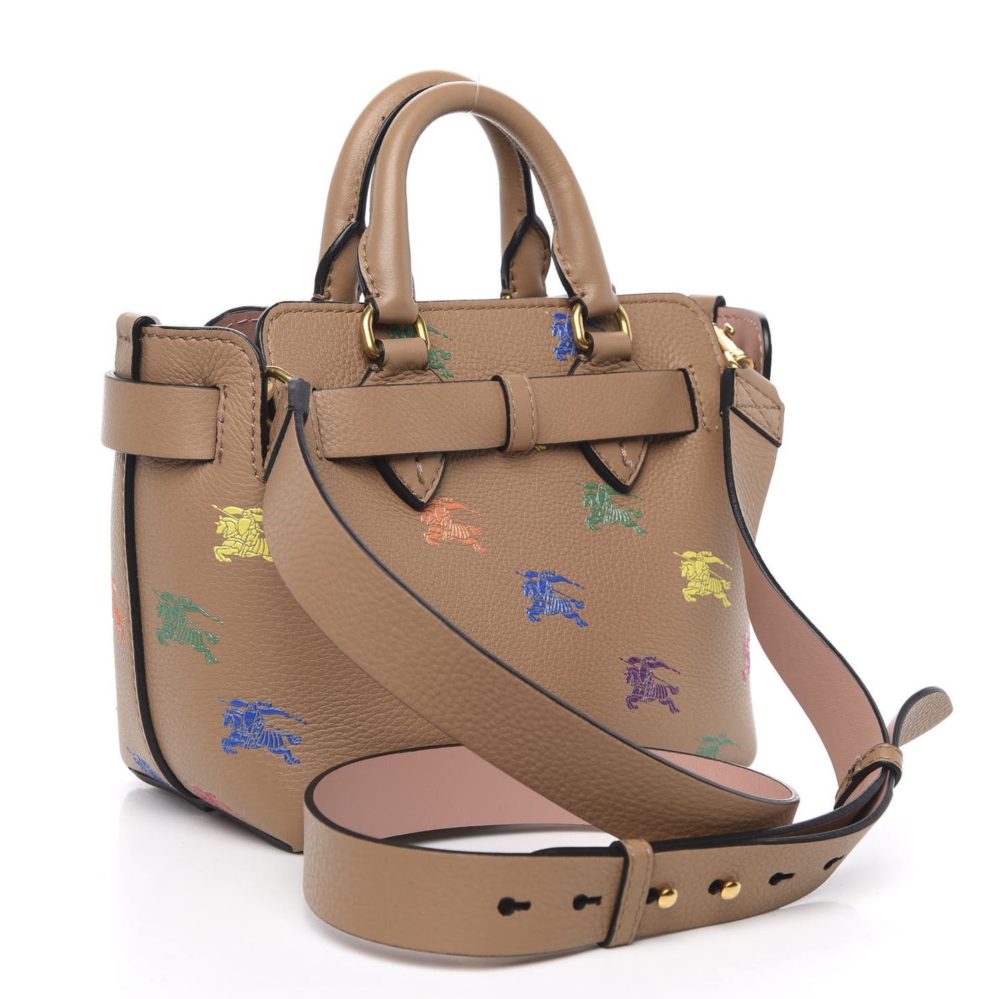Grained Calfskin EKD Baby Belt Bag Light Camel