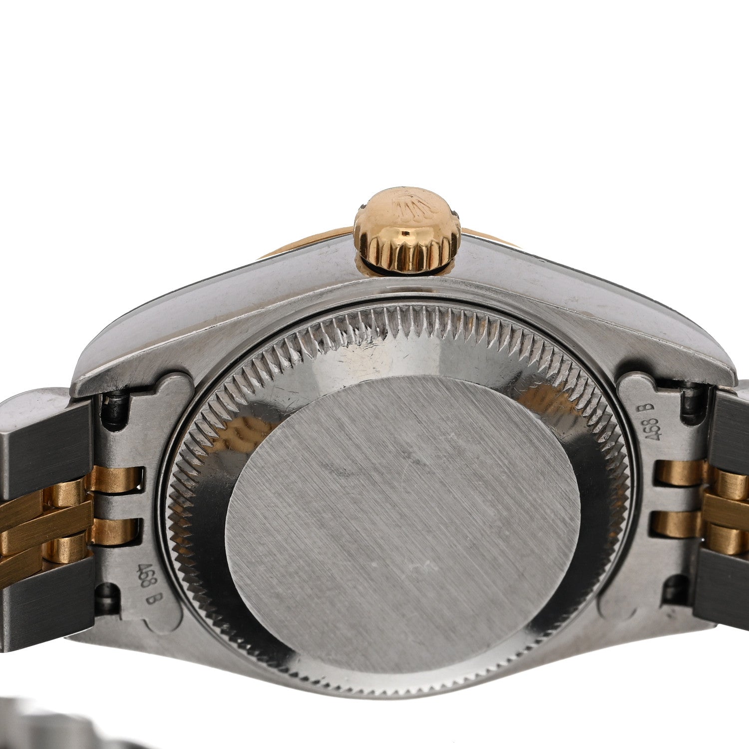 Rolex Stainless Steel 18K Yellow Gold Diamond 26mm Oyster Perpetual Datejust Watch Silver Jubilee 79173 4 of 4