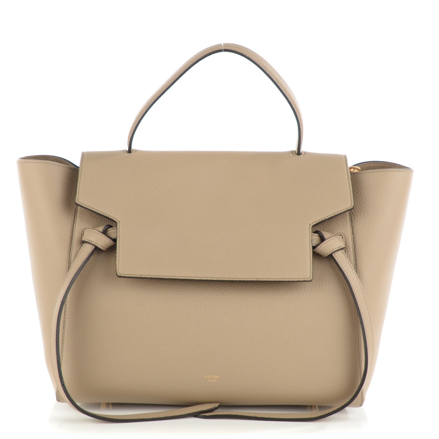 Celine Grained Calfskin Mini Belt Bag Dune 1 of 8