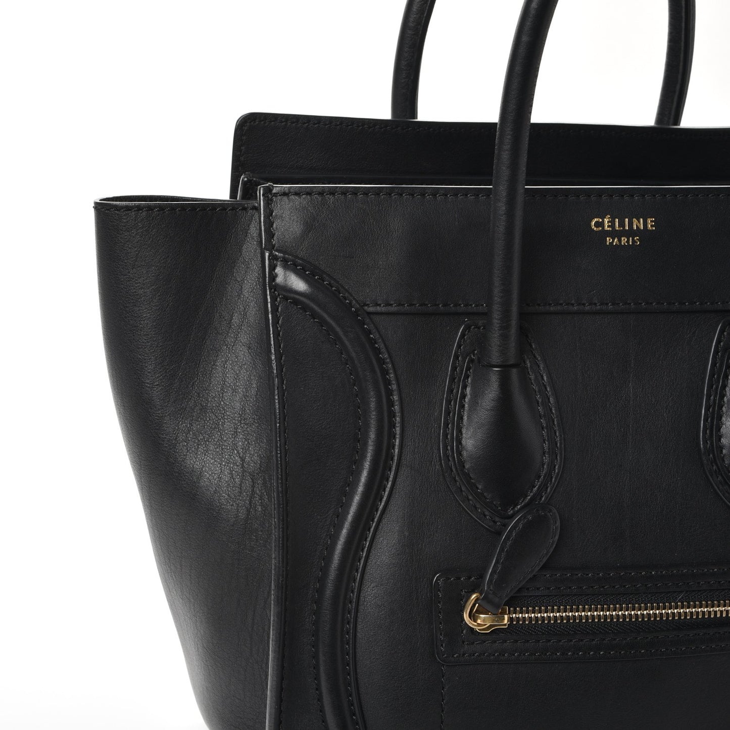 Smooth Calfskin Micro Luggage Black